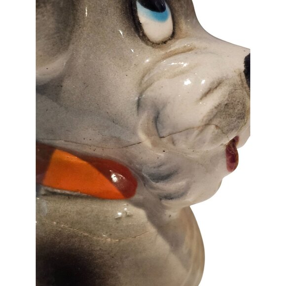 Norcrest Ceramic August Puppy Dog Figurine Japan 3.25" A646 DAMAGED SEE DESCRIPT - Picture 7 of 10